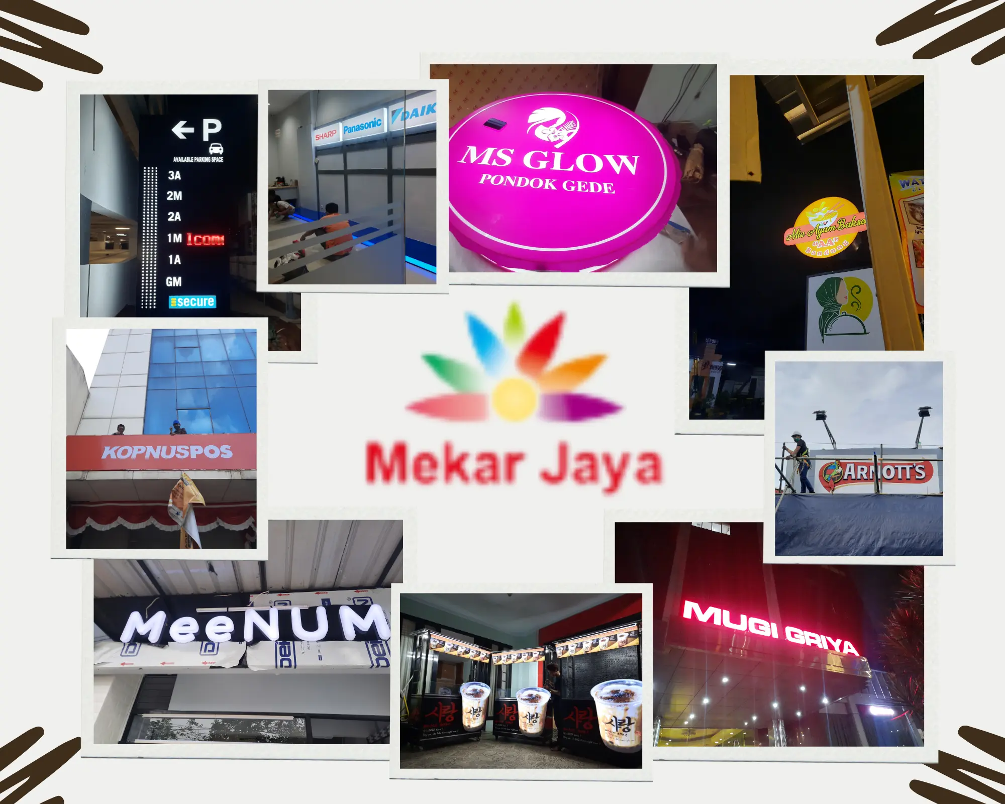 jasa huruf timbul bekasi